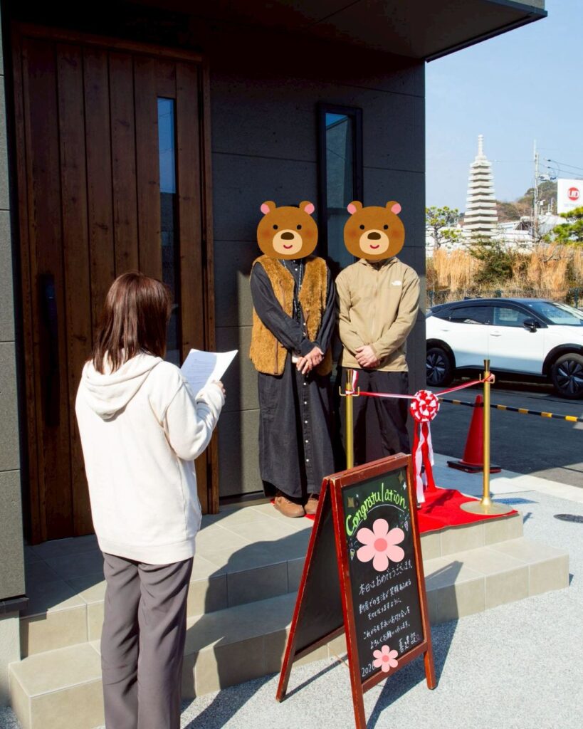 K様邸お引き渡し式